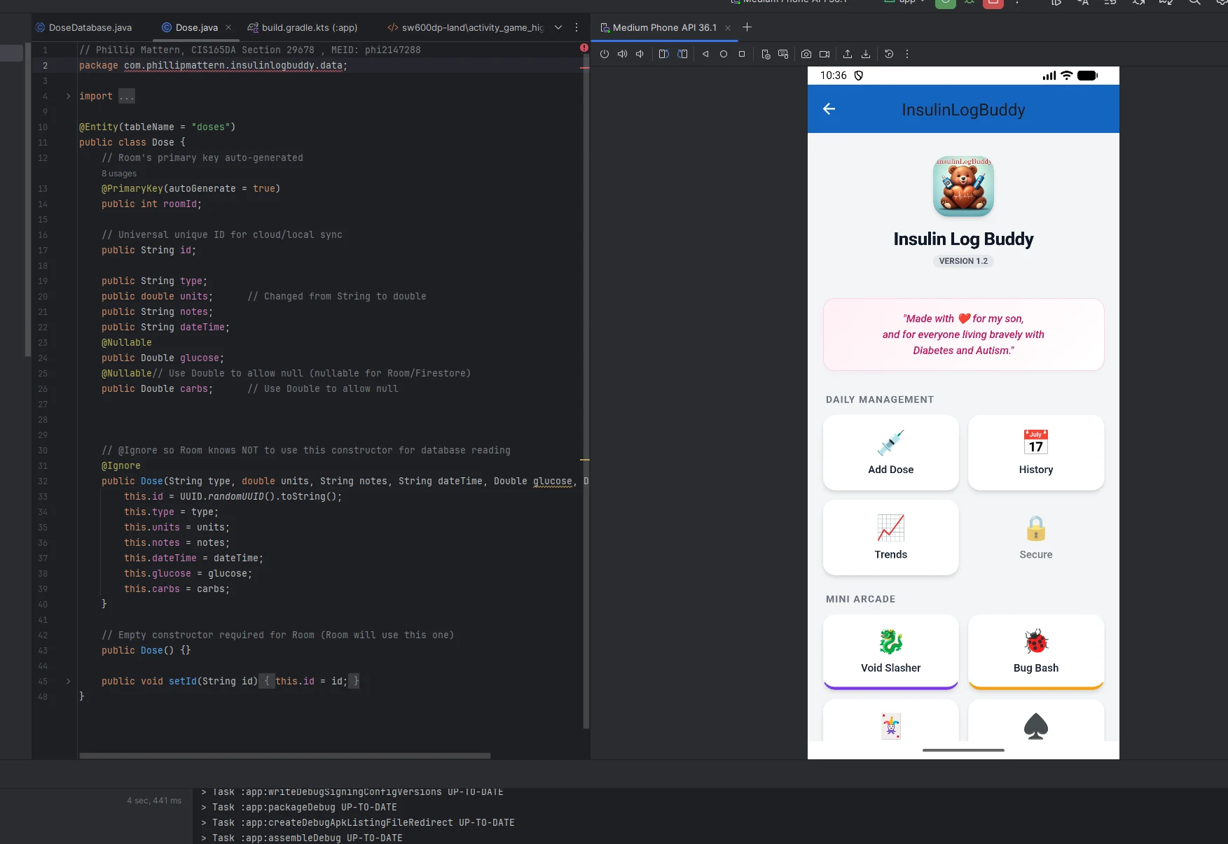 InsulinLogBuddy preview